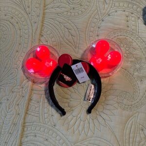 Red Balloon Disney light up ears NEW